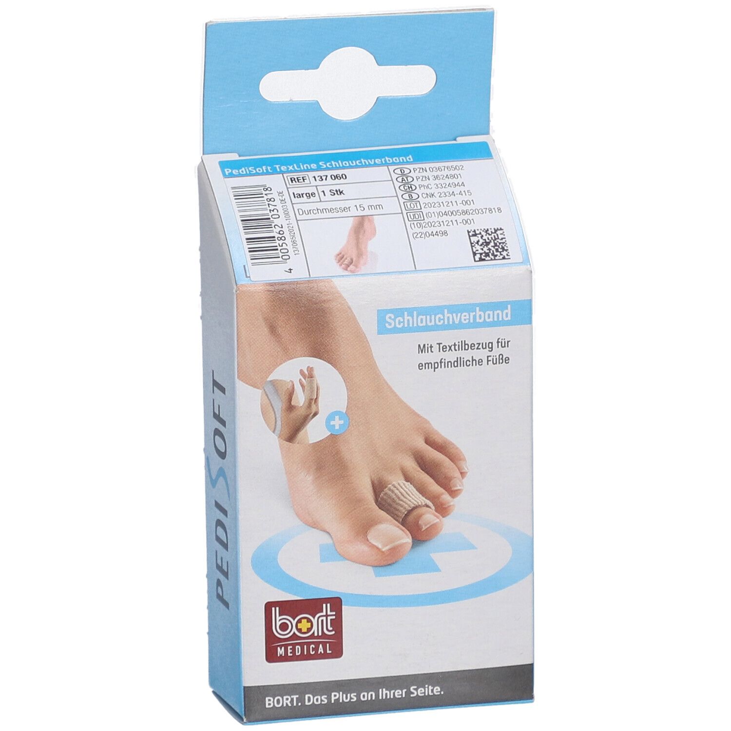 BORT PediSoft® TexLine bandage tubulaire taille L