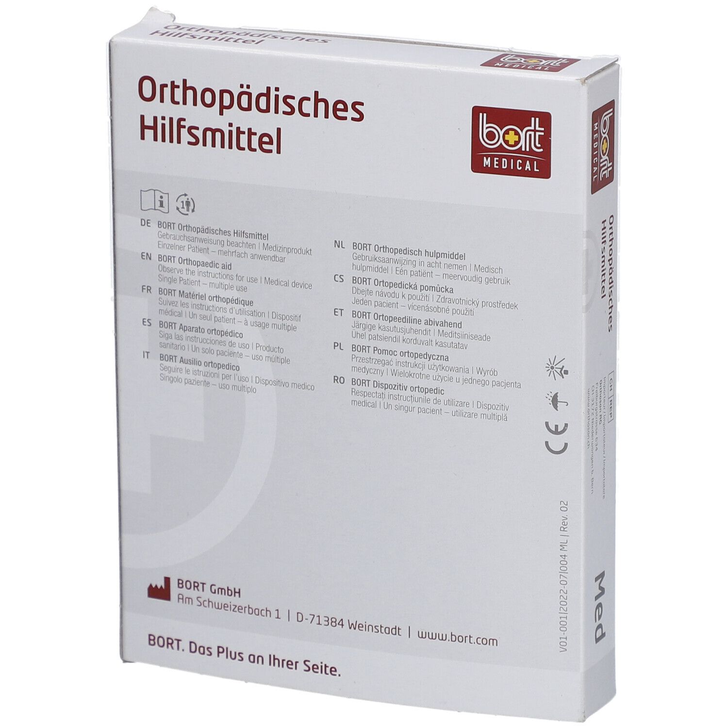 Orthosan Mitella Armtragegurt Kids rot