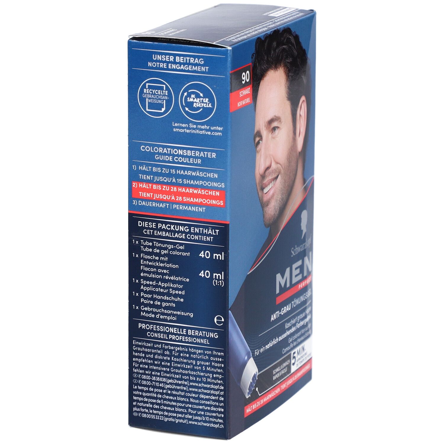 MEN PERFECT Tönung 90 Natur Schwarz