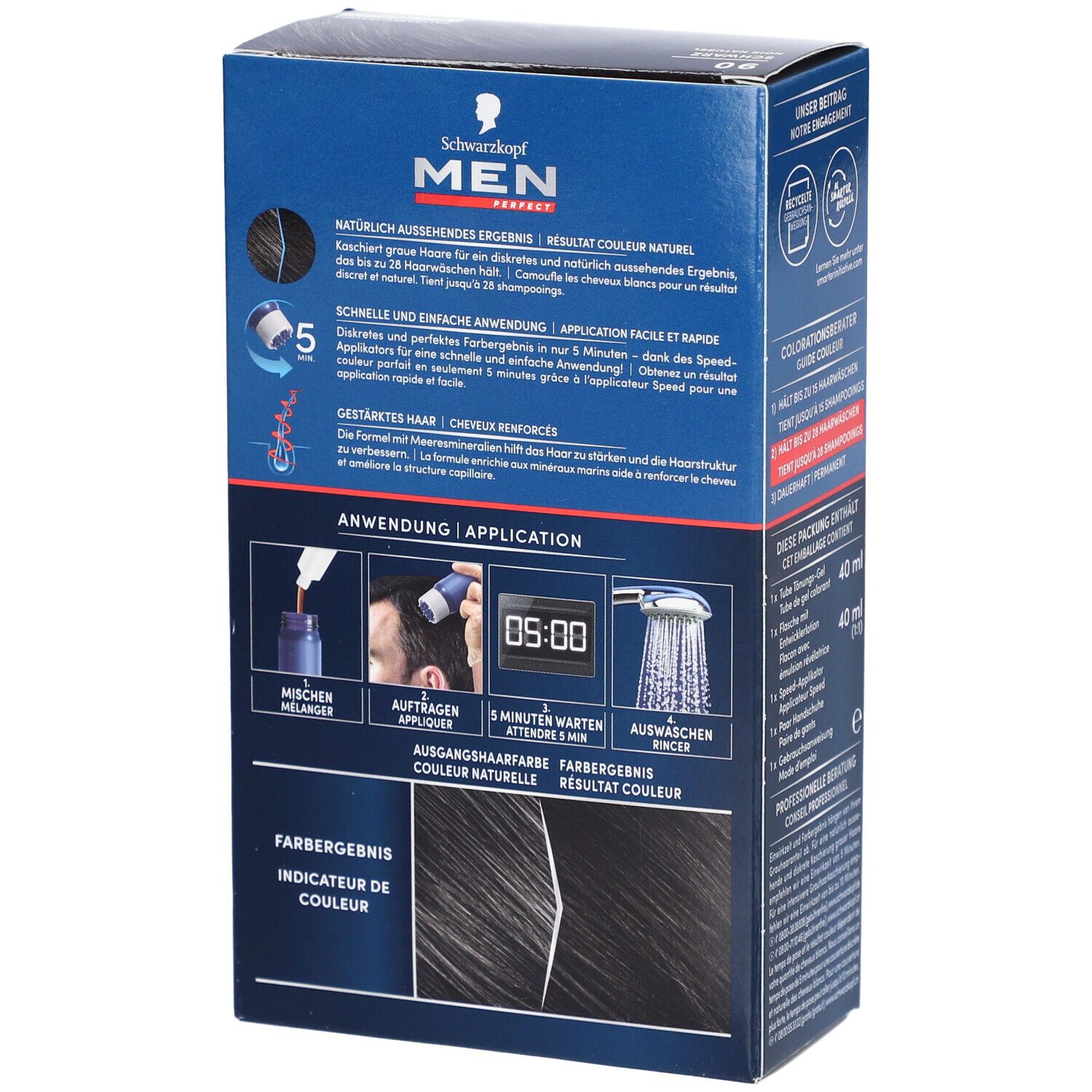 MEN PERFECT Tönung 90 Natur Schwarz