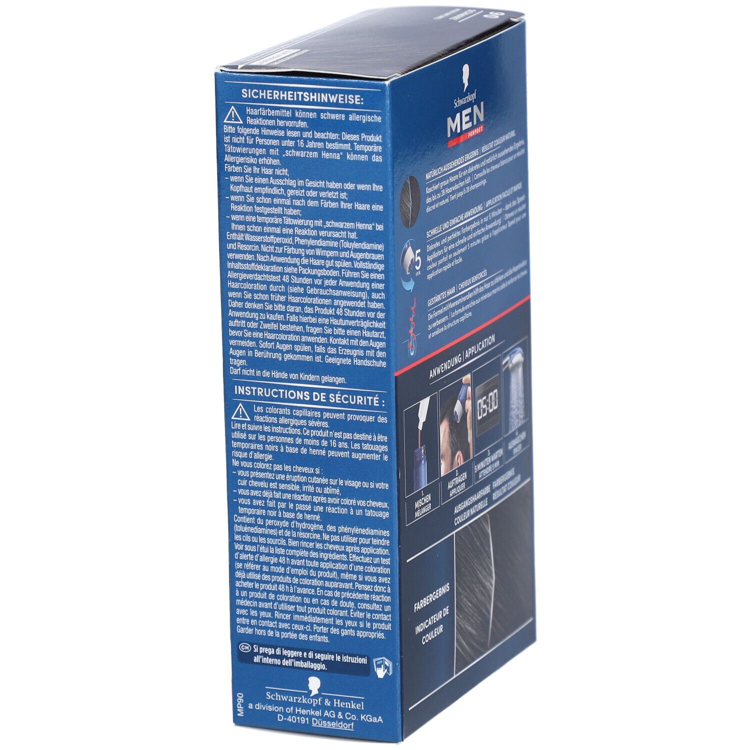 MEN PERFECT Tönung 90 Natur Schwarz