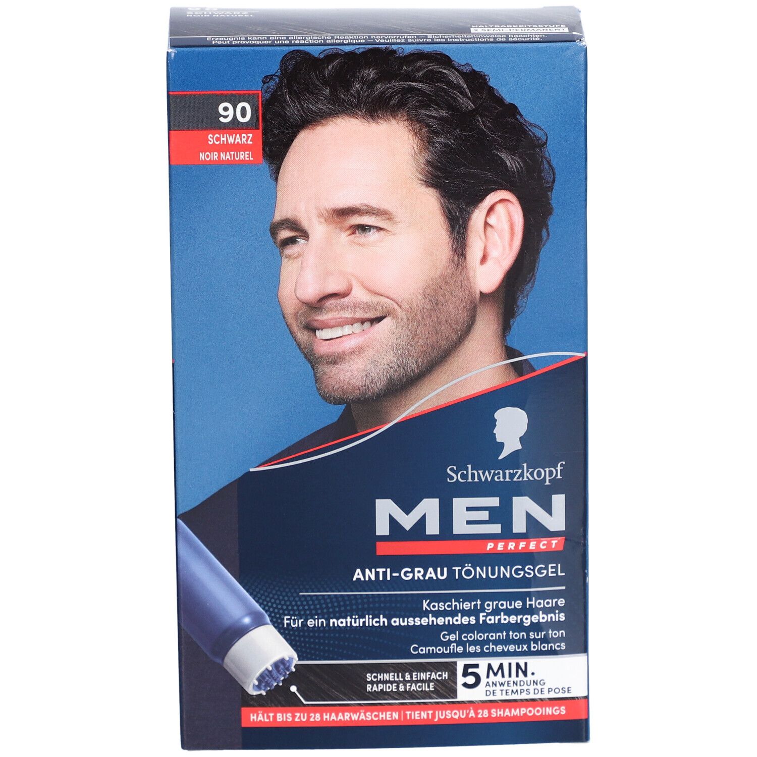MEN PERFECT Tönung 90 Natur Schwarz