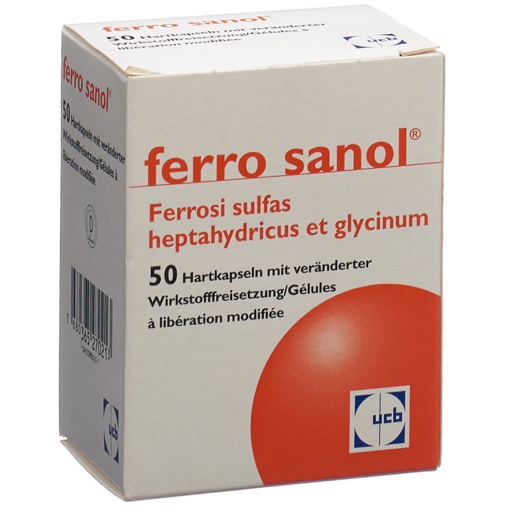 FERRO SANOL Hartkapseln 100 mg 50 Stk