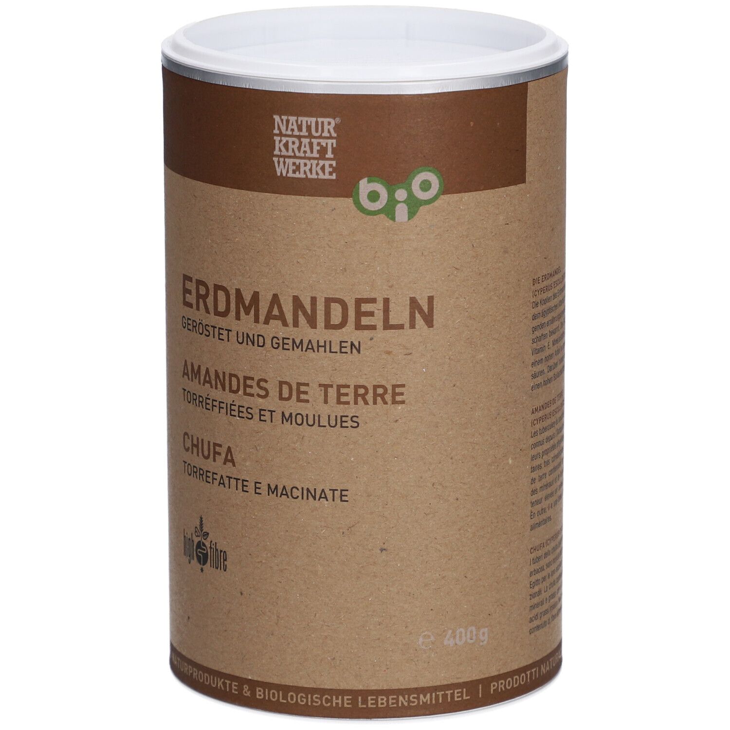 NATURKRAFTWERKE Geröstete & gemahlene Erdmandeln bio