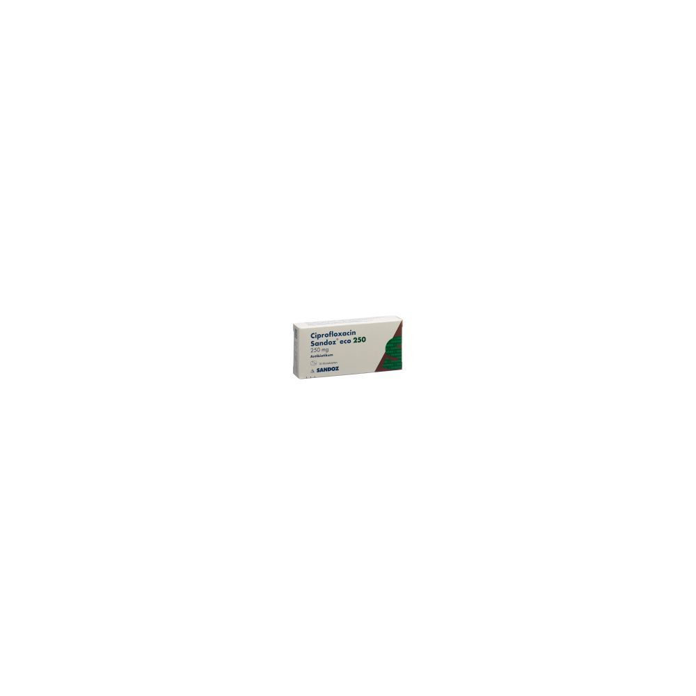 CIPROFLOXACIN Sandoz eco Filmtabl 250 mg 10 Stk