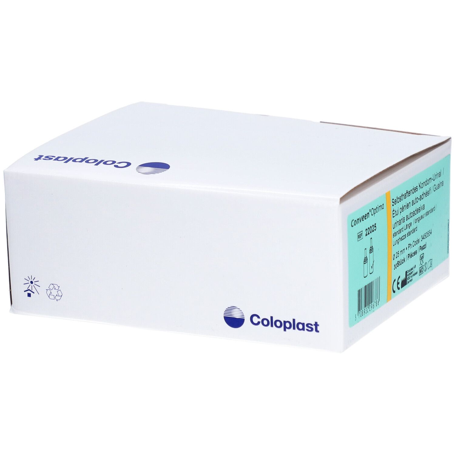 CONVEEN Optima Kondom Urin 25mm/8cm s haft 30 Stk
