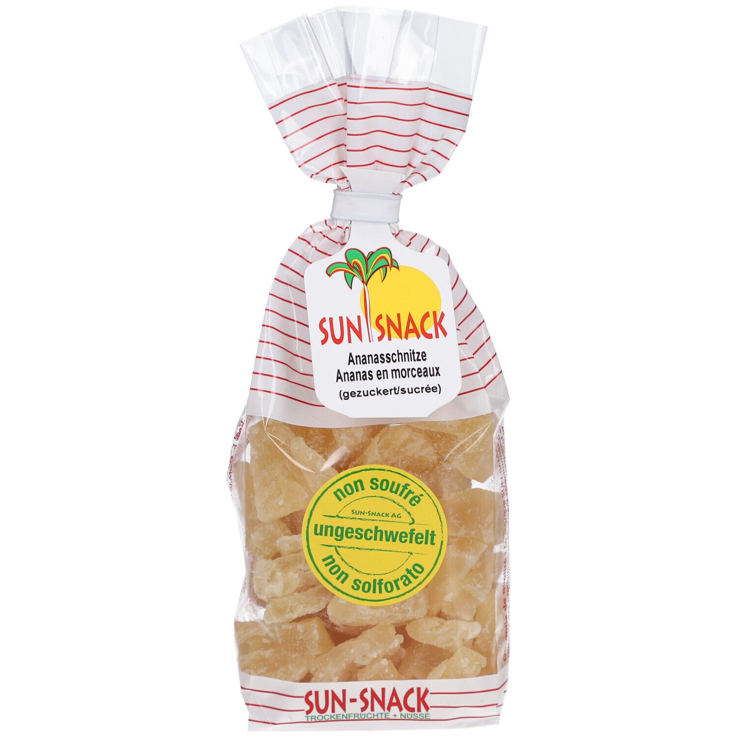 SUN-SNACK Ananasschnitze gezuckert