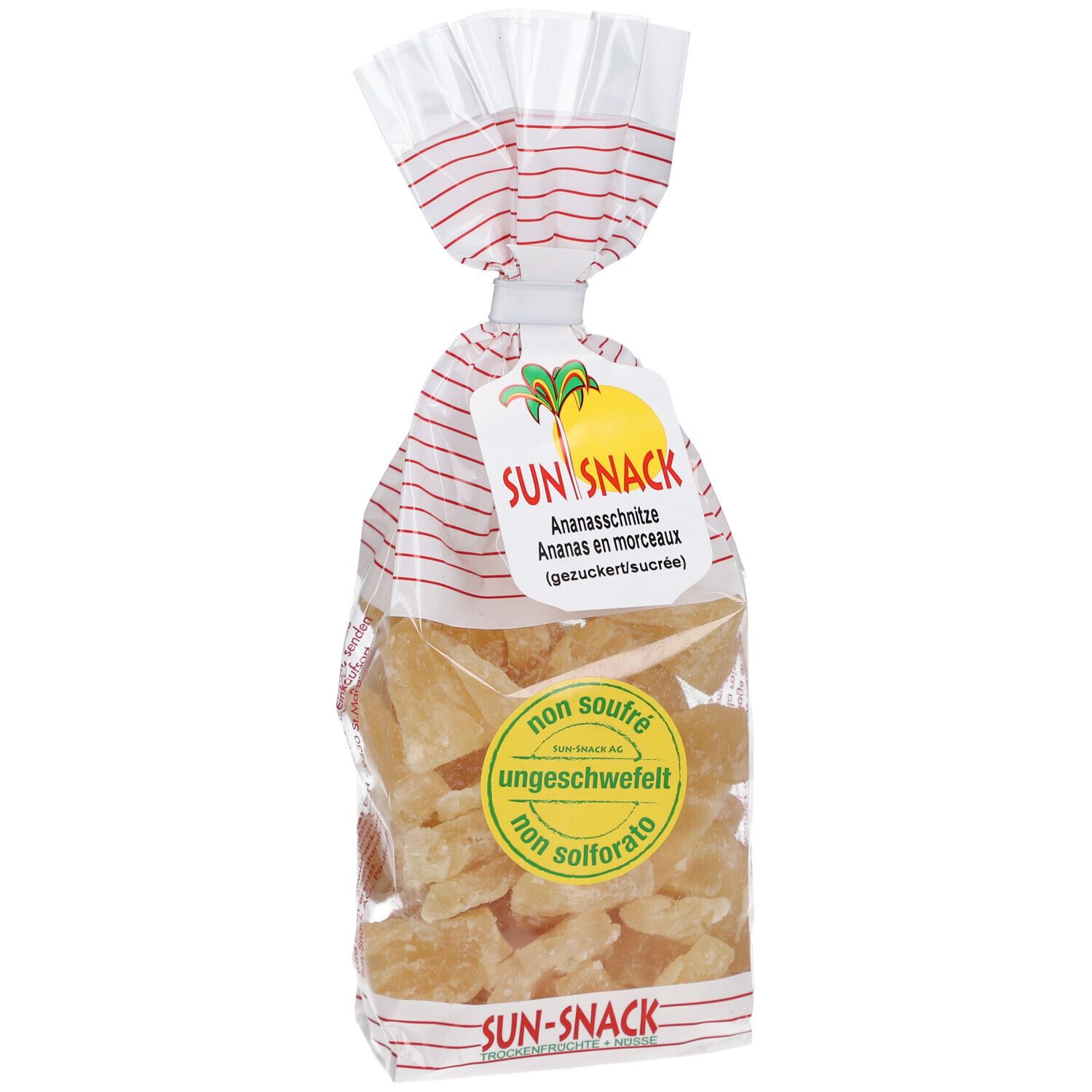 SUN-SNACK Ananasschnitze gezuckert