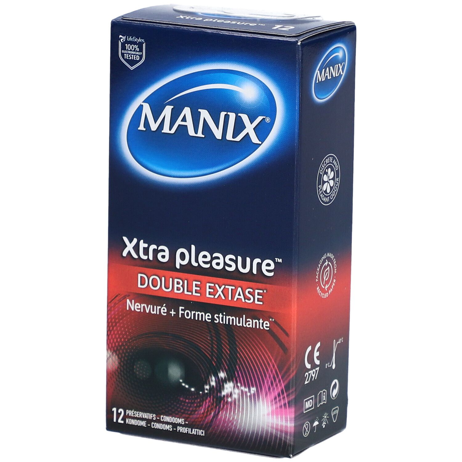 Manix Xtra Pleasure Préservatifs