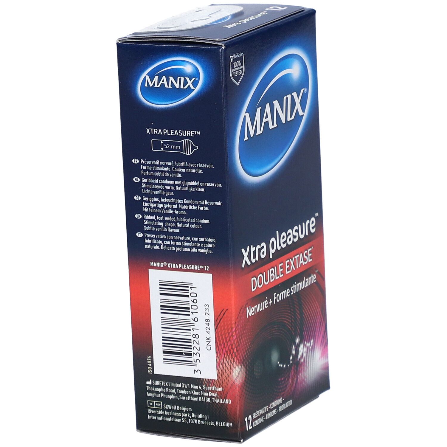 Manix Xtra Pleasure Préservatifs