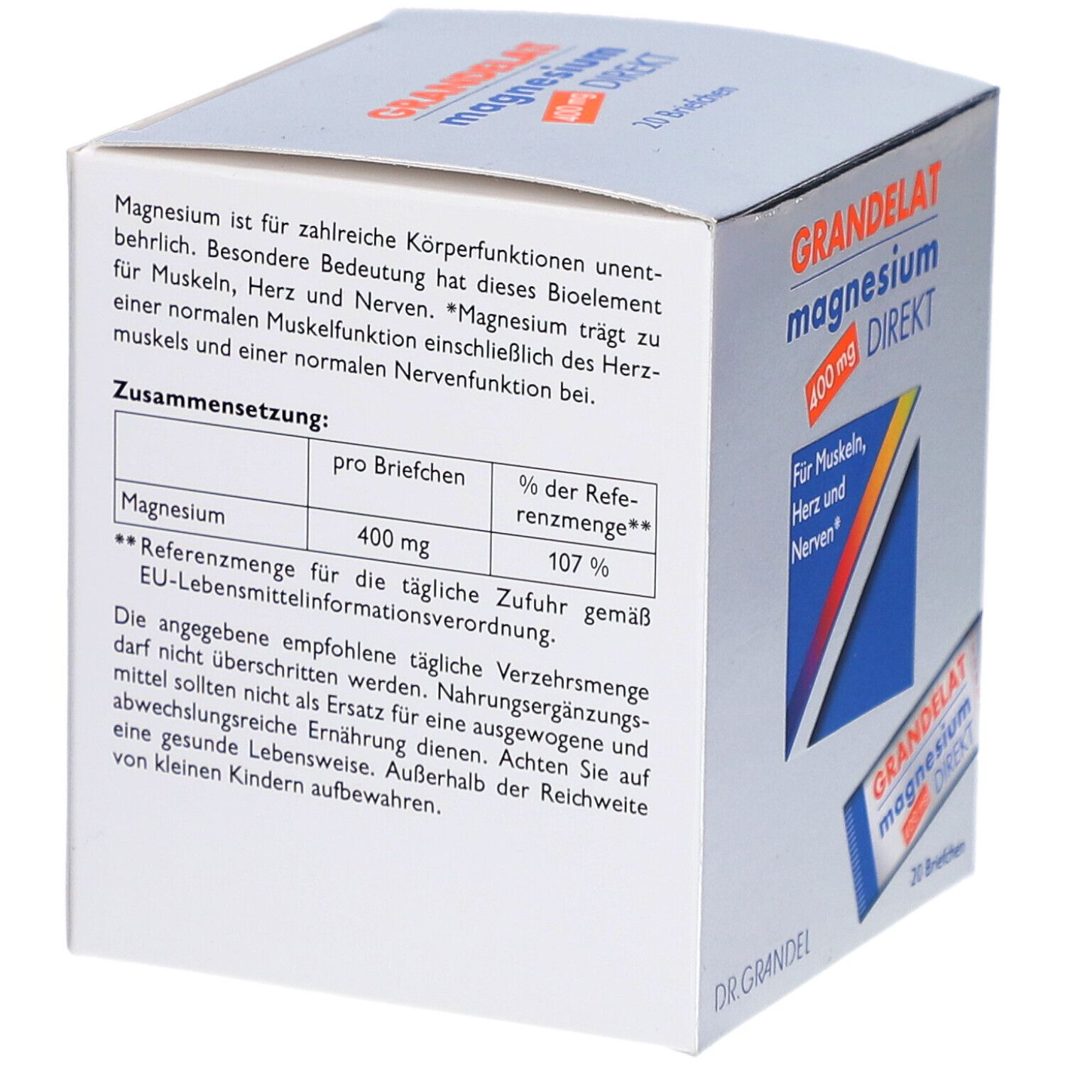 GRANDELAT magnesium DIREKT 400 mg Sachets