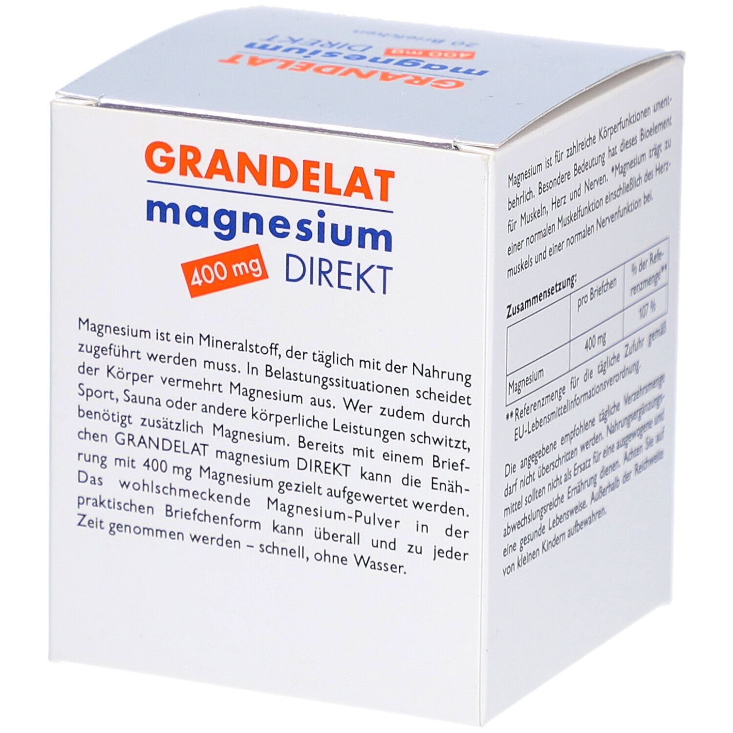 GRANDELAT magnesium DIREKT 400 mg Sachets