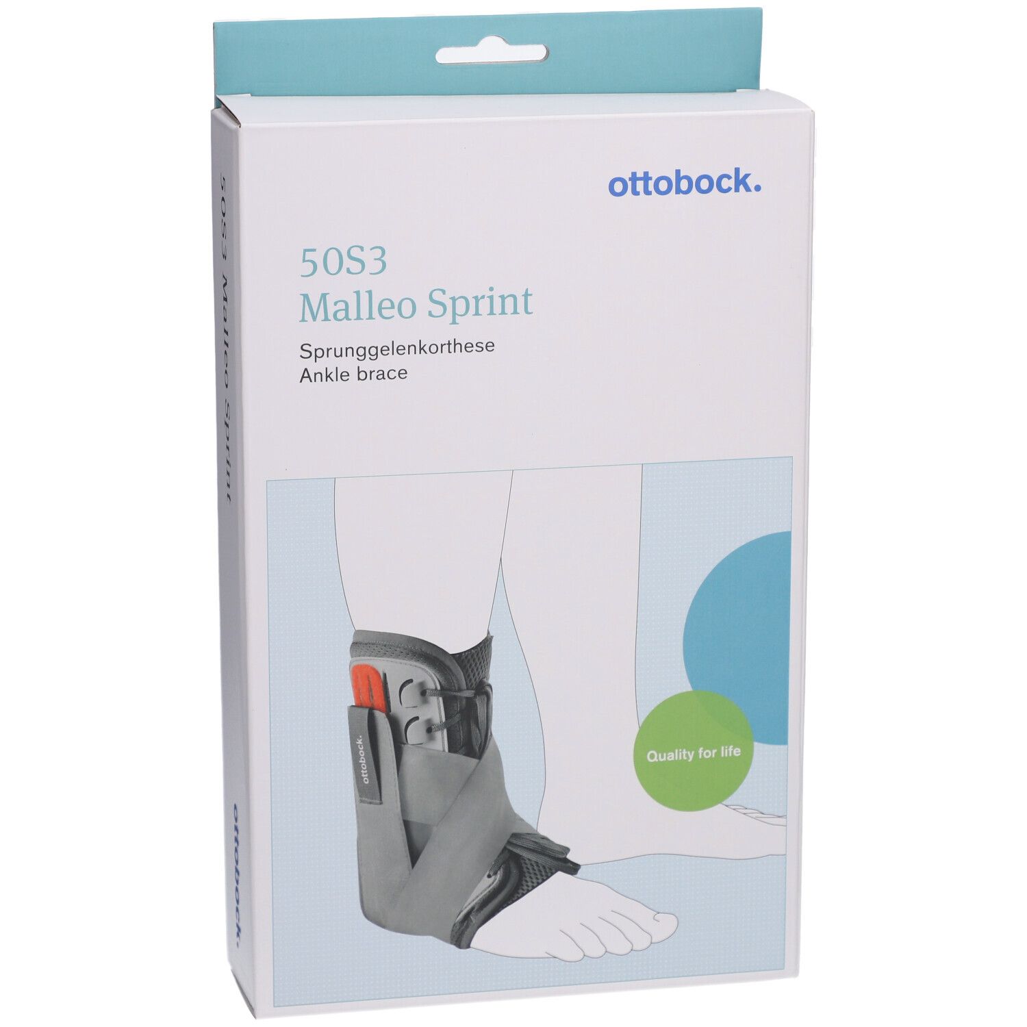 Ottobock. Malleo Sprint Knöchelorthese XS (25,5-28 cm)