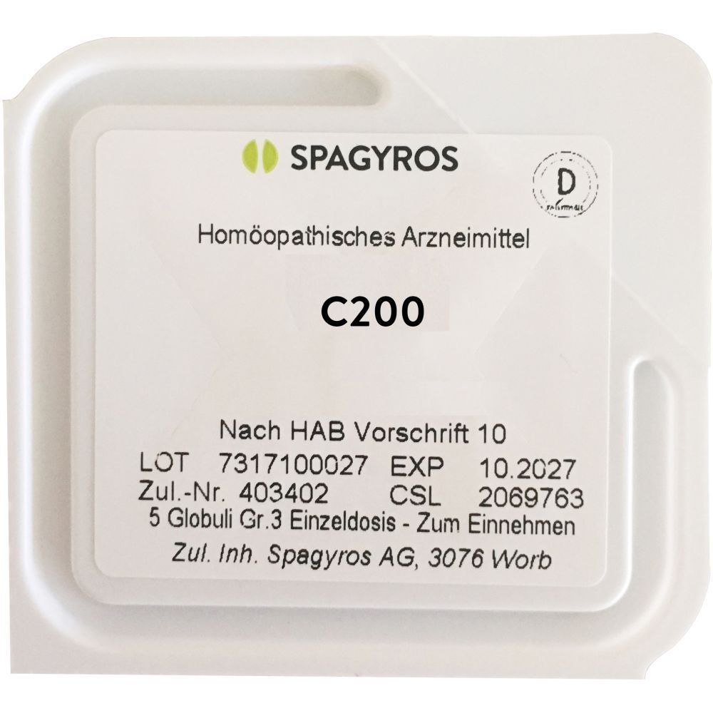 SPAGYROS Aurum metall Glob C 200 Easyclick 1 Dos