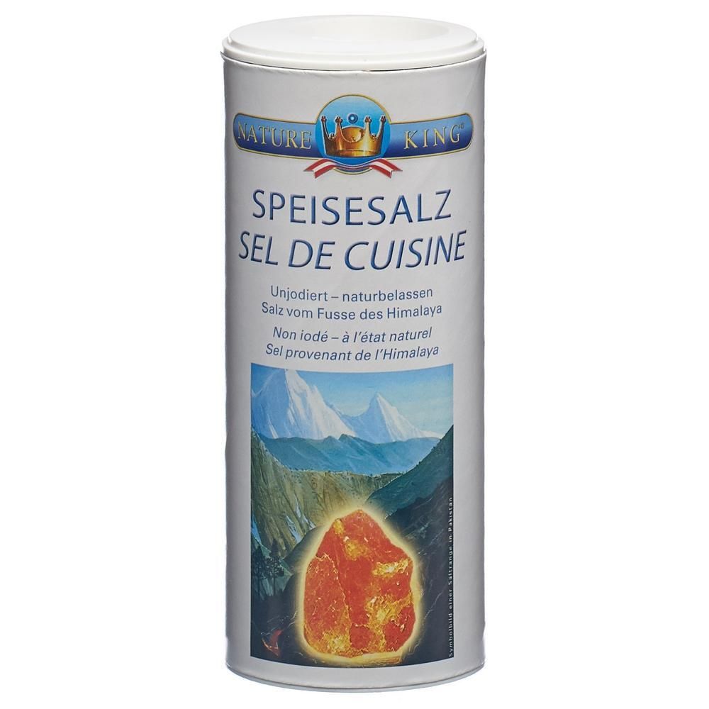 BIOKING Speisesalz, unjodiert, naturbelassen, aus dem Himalaya.
