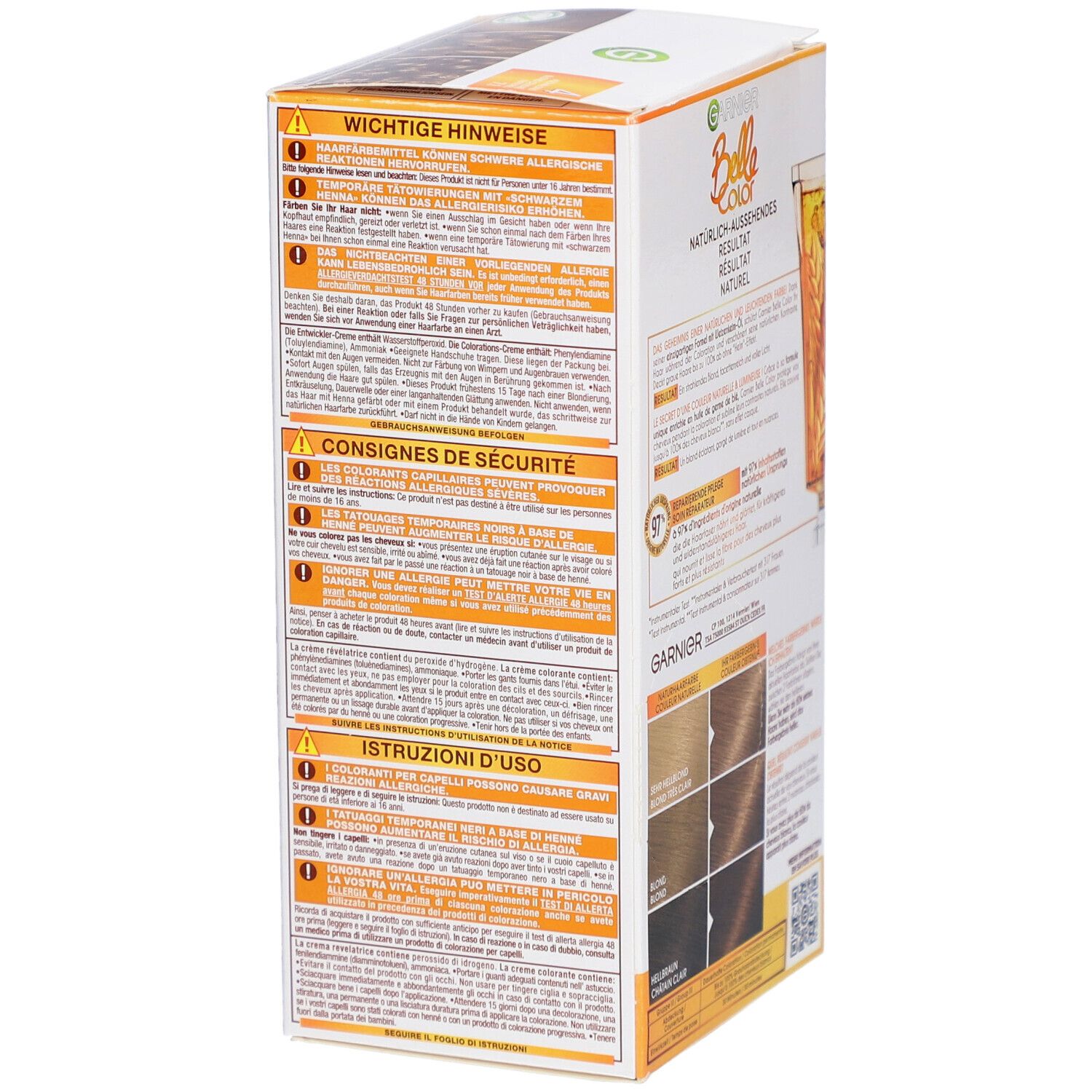 GARNIER Belle Color Coloration Couleur éclatante - N°4 Blond cendré