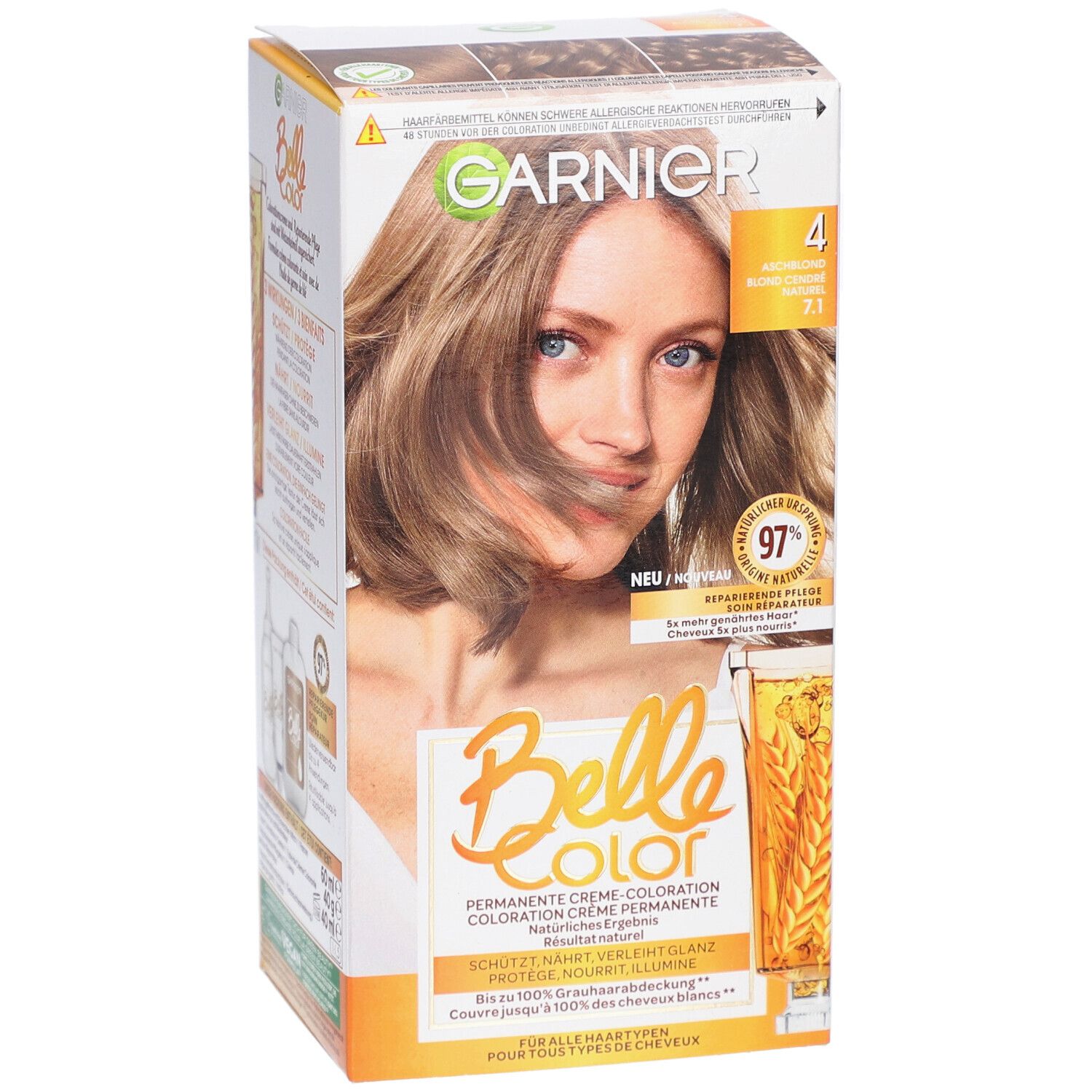 GARNIER Belle Color Coloration Couleur éclatante - N°4 Blond cendré