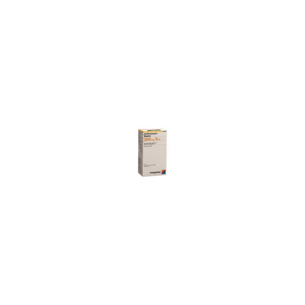 AZITHROMYCIN Mepha Plv 200 mg/5ml f Susp Fl 15 ml