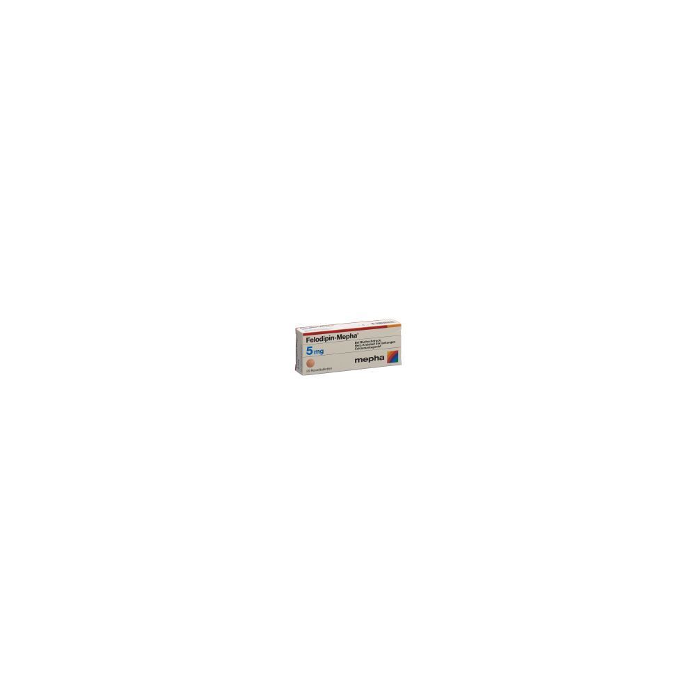 FELODIPIN Mepha Ret Tabl 5 mg 20 Stk