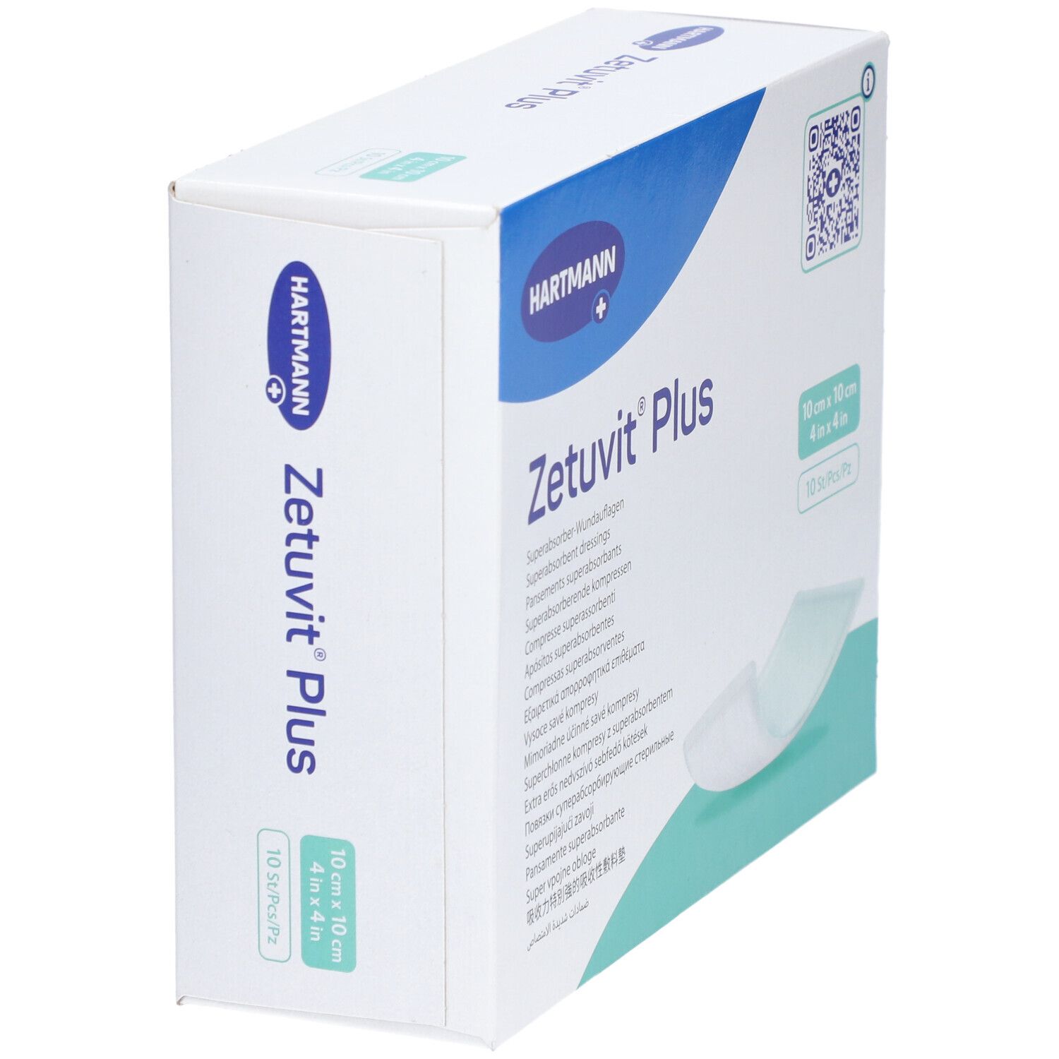 HARTMANN Zetuvit® Plus Compresses absorbantes 10 x 10 cm