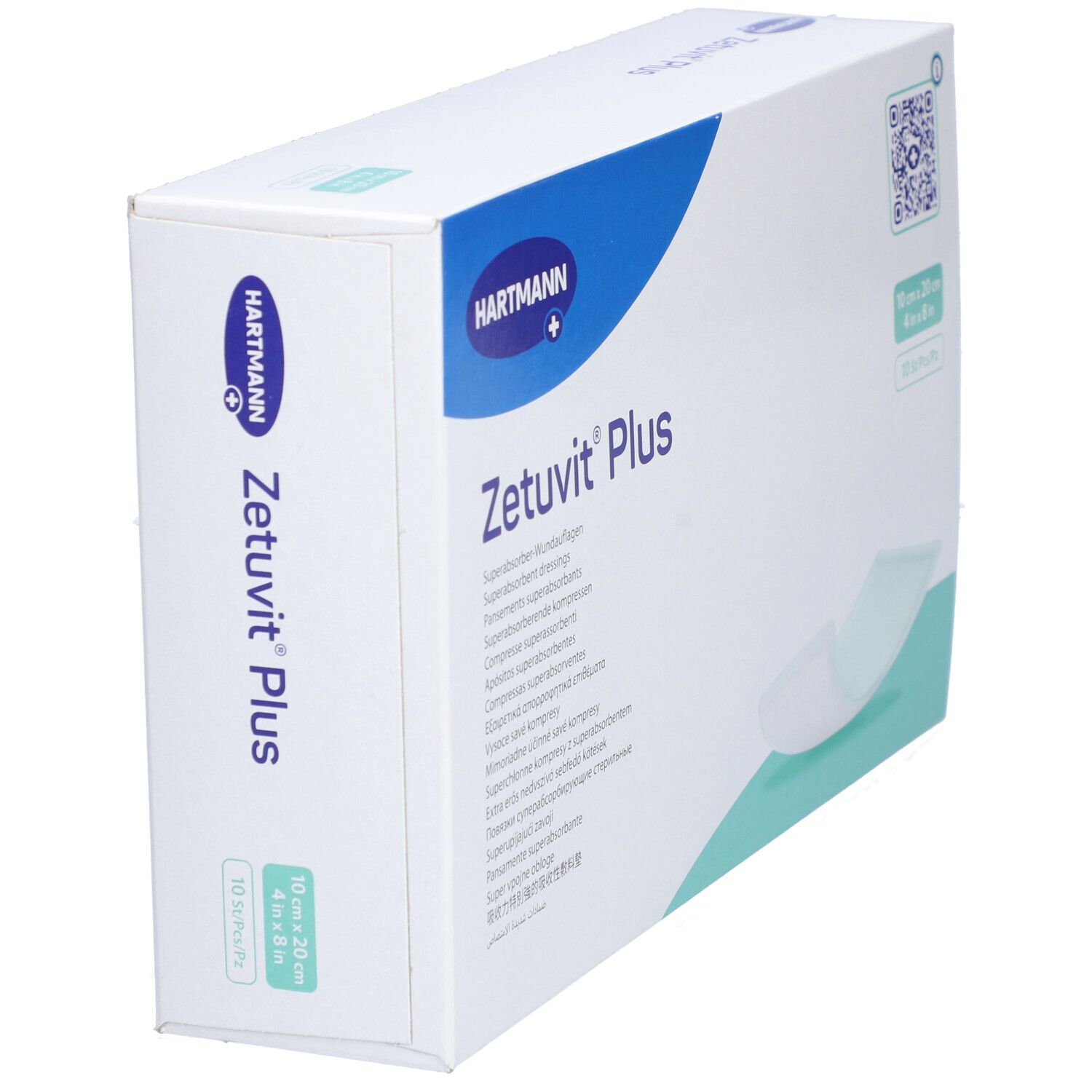 HARTMANN Zetuvit® Plus Compresses absorbantes 10 x 20 cm