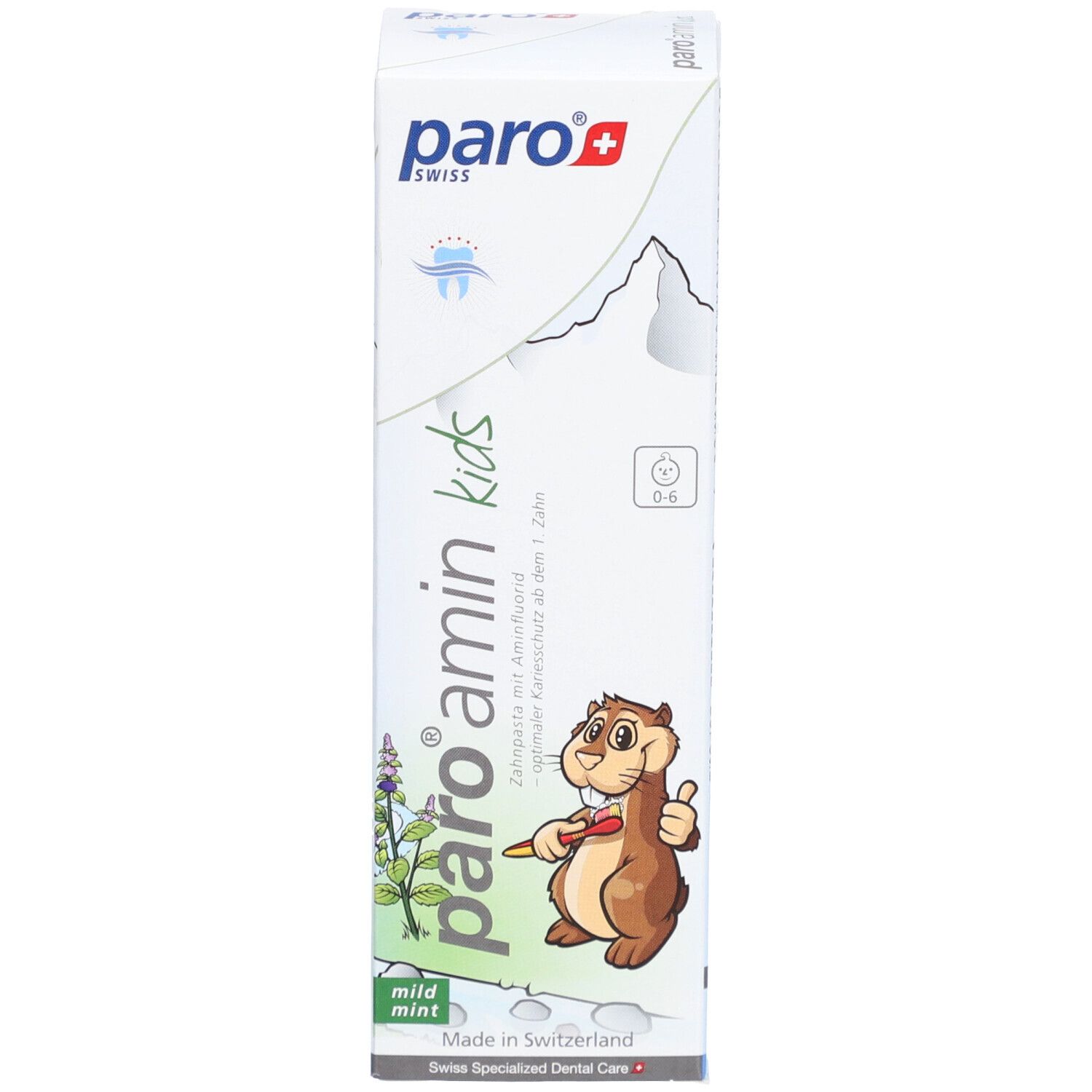 PARO Amin Kinder Zahnpasta Menthe 0-6 Jahre
