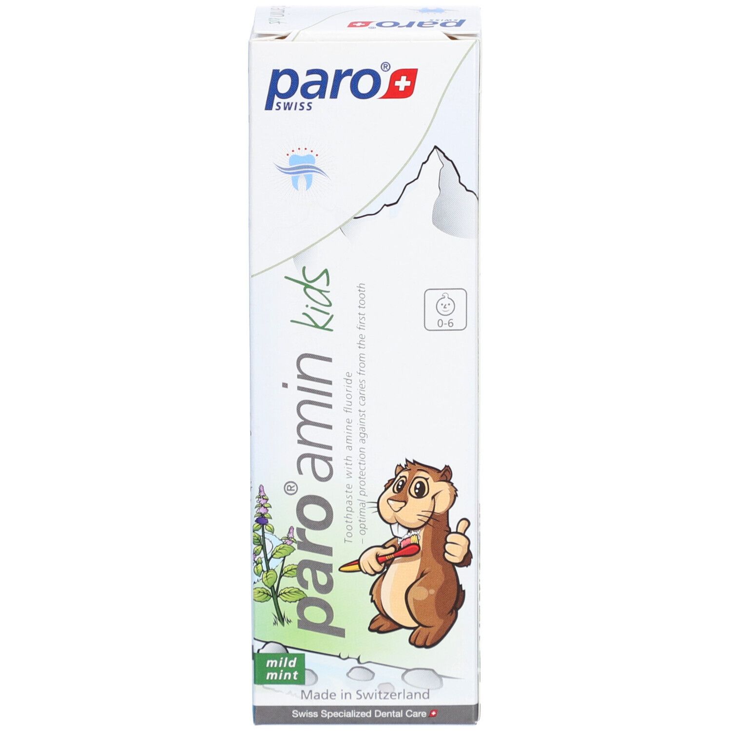 PARO Amin Kinder Zahnpasta Menthe 0-6 Jahre