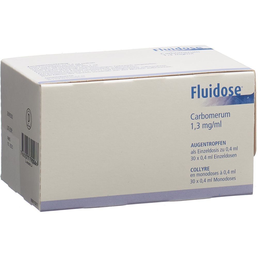 FLUIDOSE Gtt Opht 30 Monodos 0.4 ml