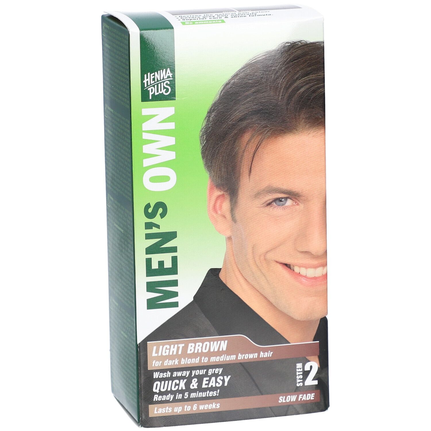 HENNA PLUS Mens Own Syst2 hell-braun