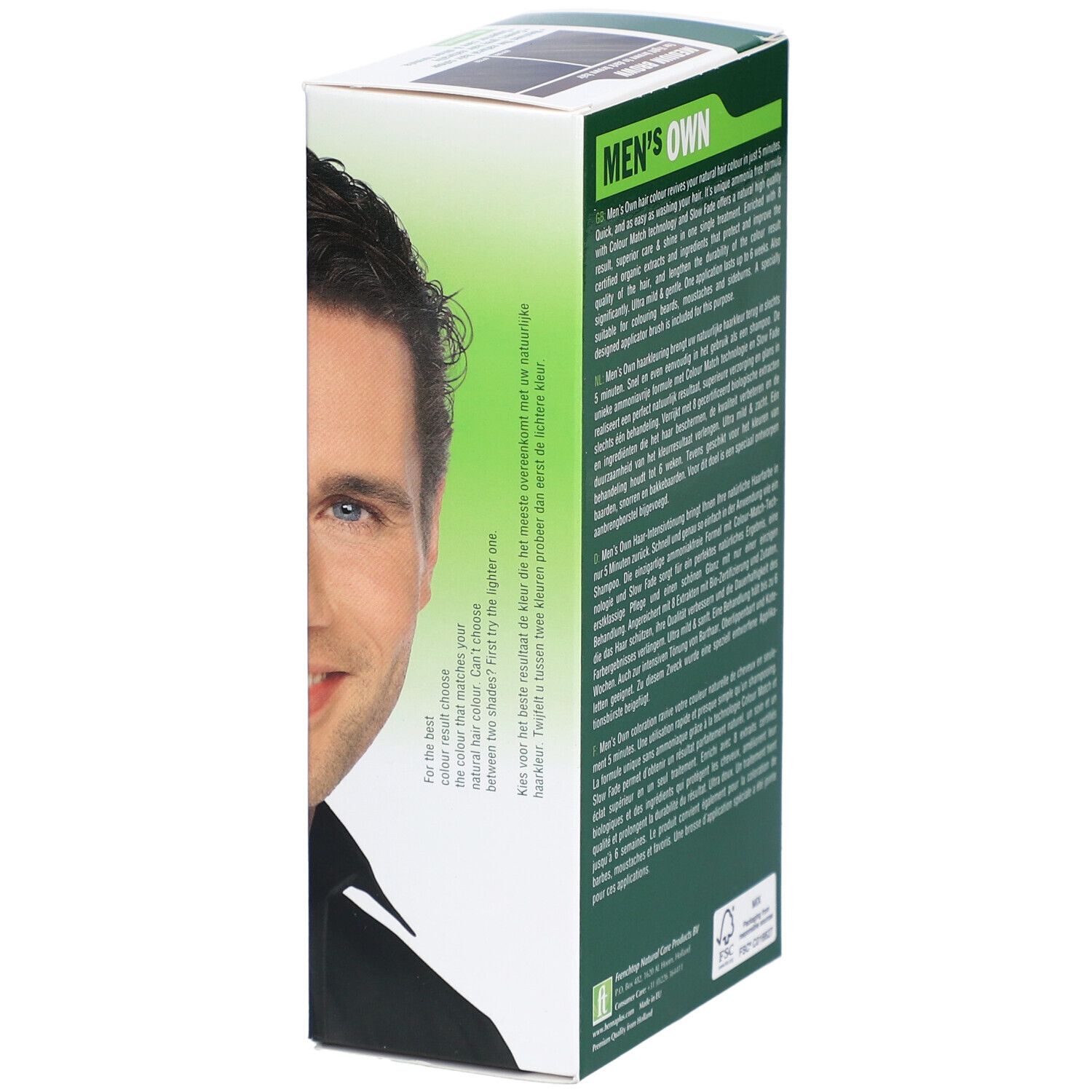 Men's Own Coloration Capillaire Châtain Moyen