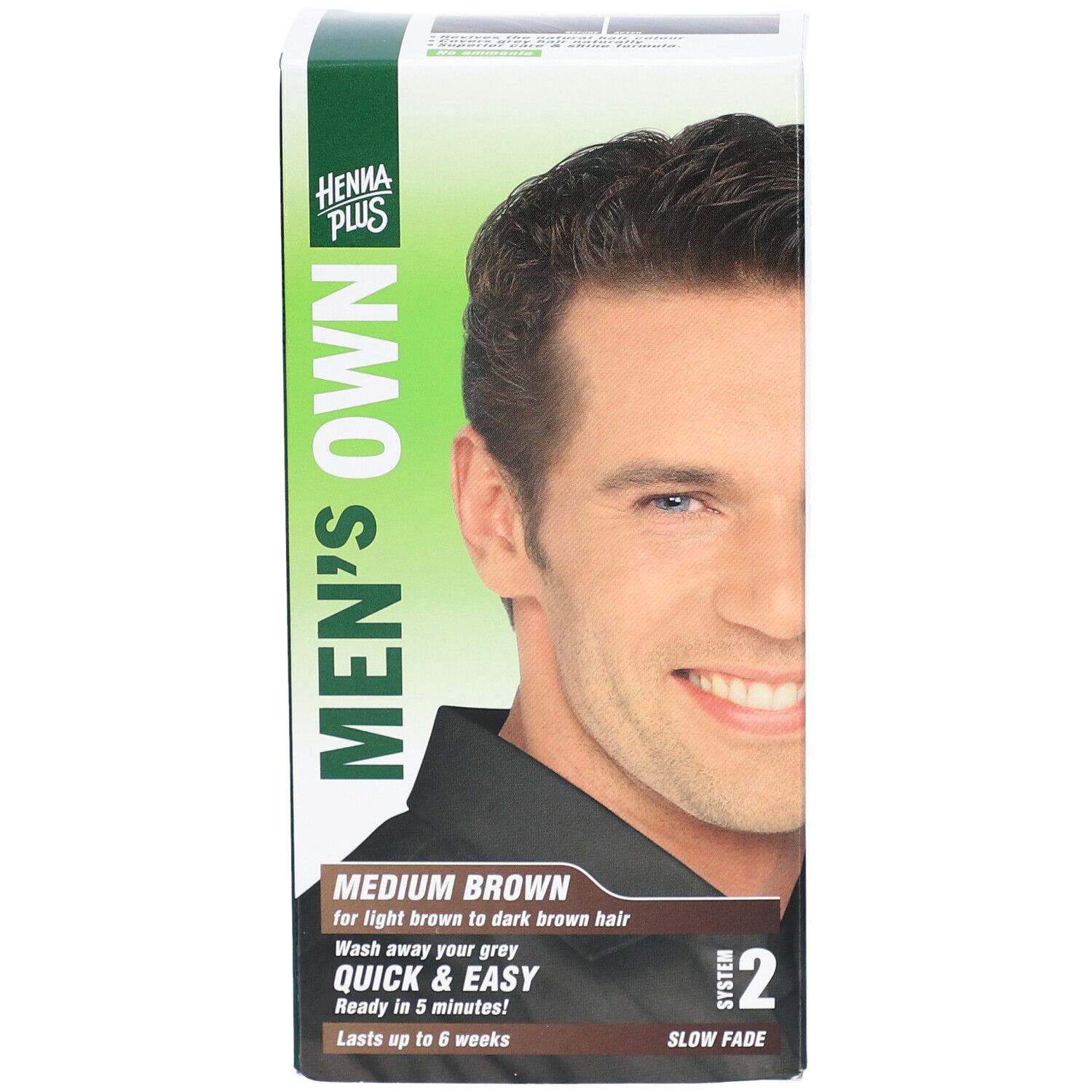 HENNA PLUS Mens Own Syst2 mittel-braun