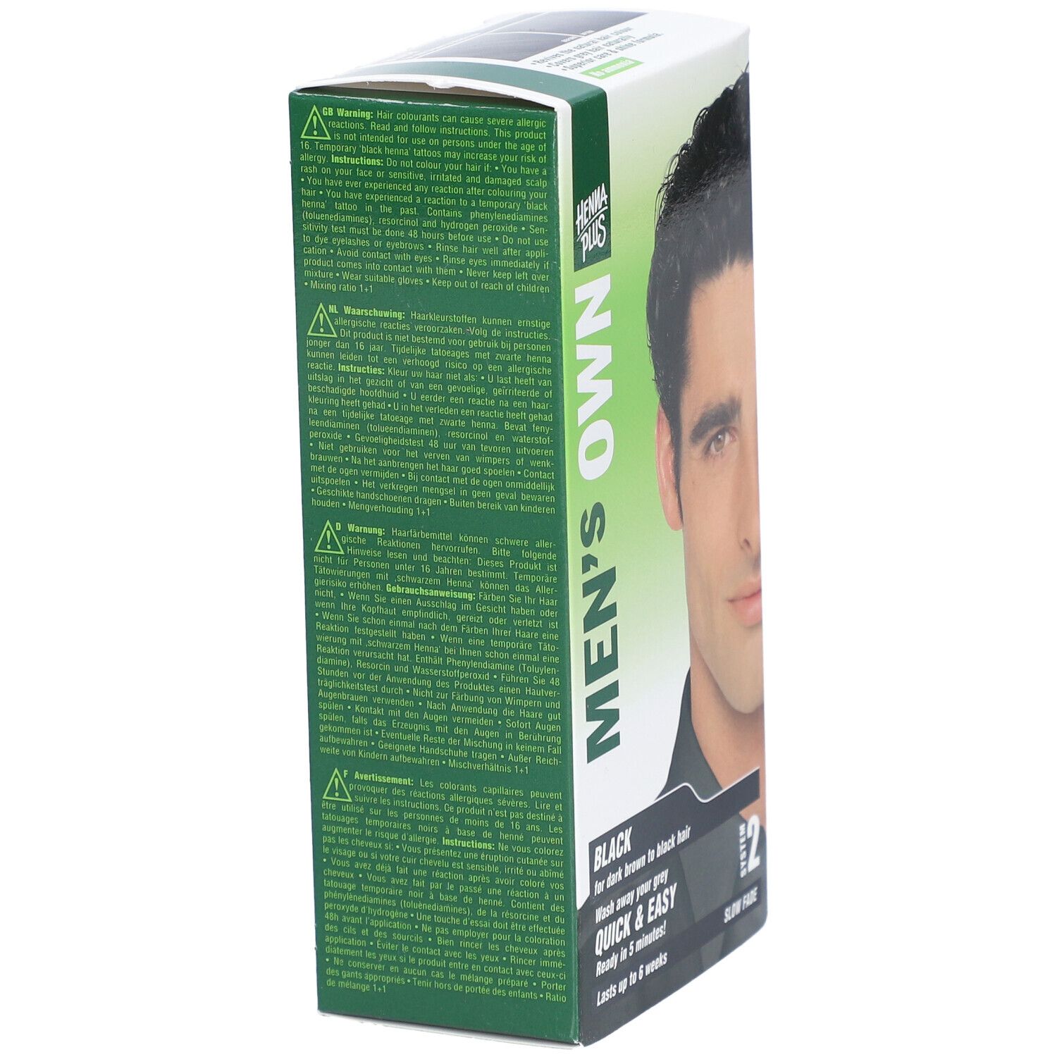 HENNA PLUS Mens Own Syst2 schwarz
