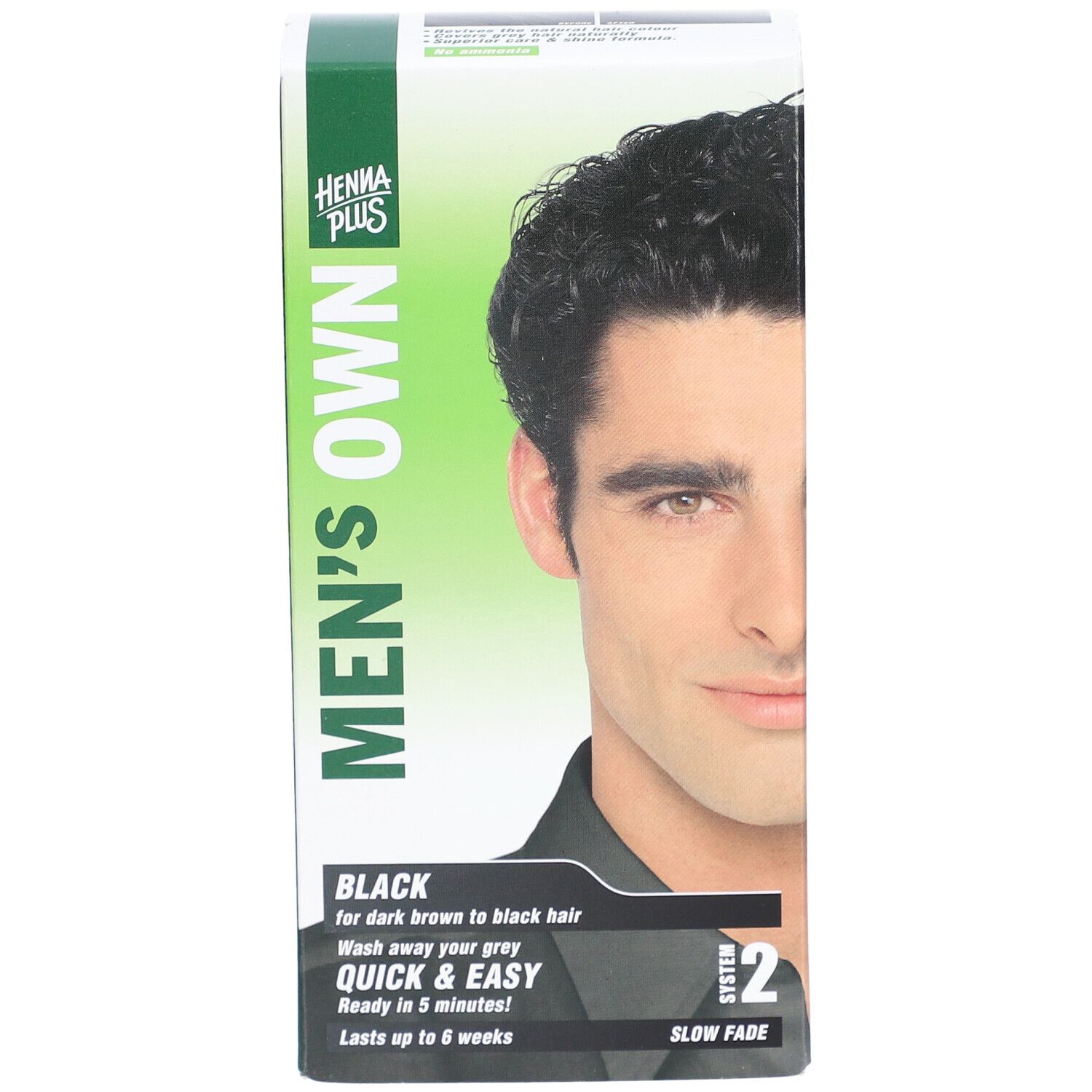 HENNA PLUS Mens Own Syst2 schwarz