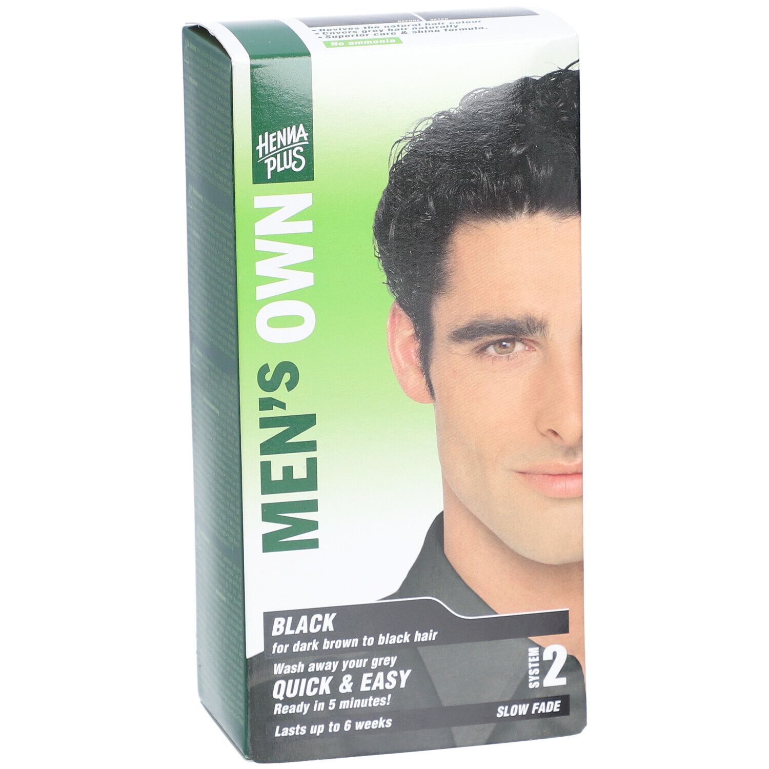 HENNA PLUS Mens Own Syst2 schwarz