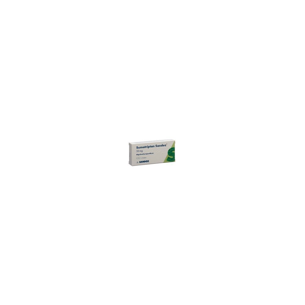 SUMATRIPTAN Sandoz Tabl 50 mg 6 Stk