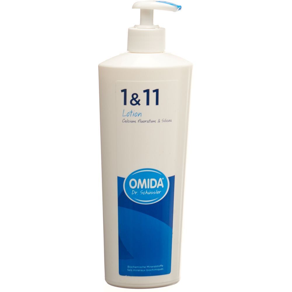OMIDA SCHÜSSLER Nr1&11 Cal fluor&Sil Lotion 500 ml