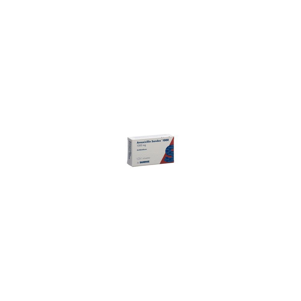AMOXICILLIN Sandoz Filmtabl 1000 mg 14 Stk