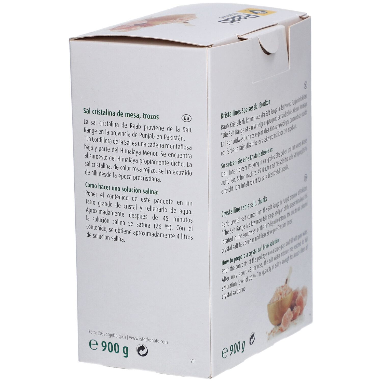 Raab® Vitalfood Crisallinisches Tafelsalz - Große Stücke