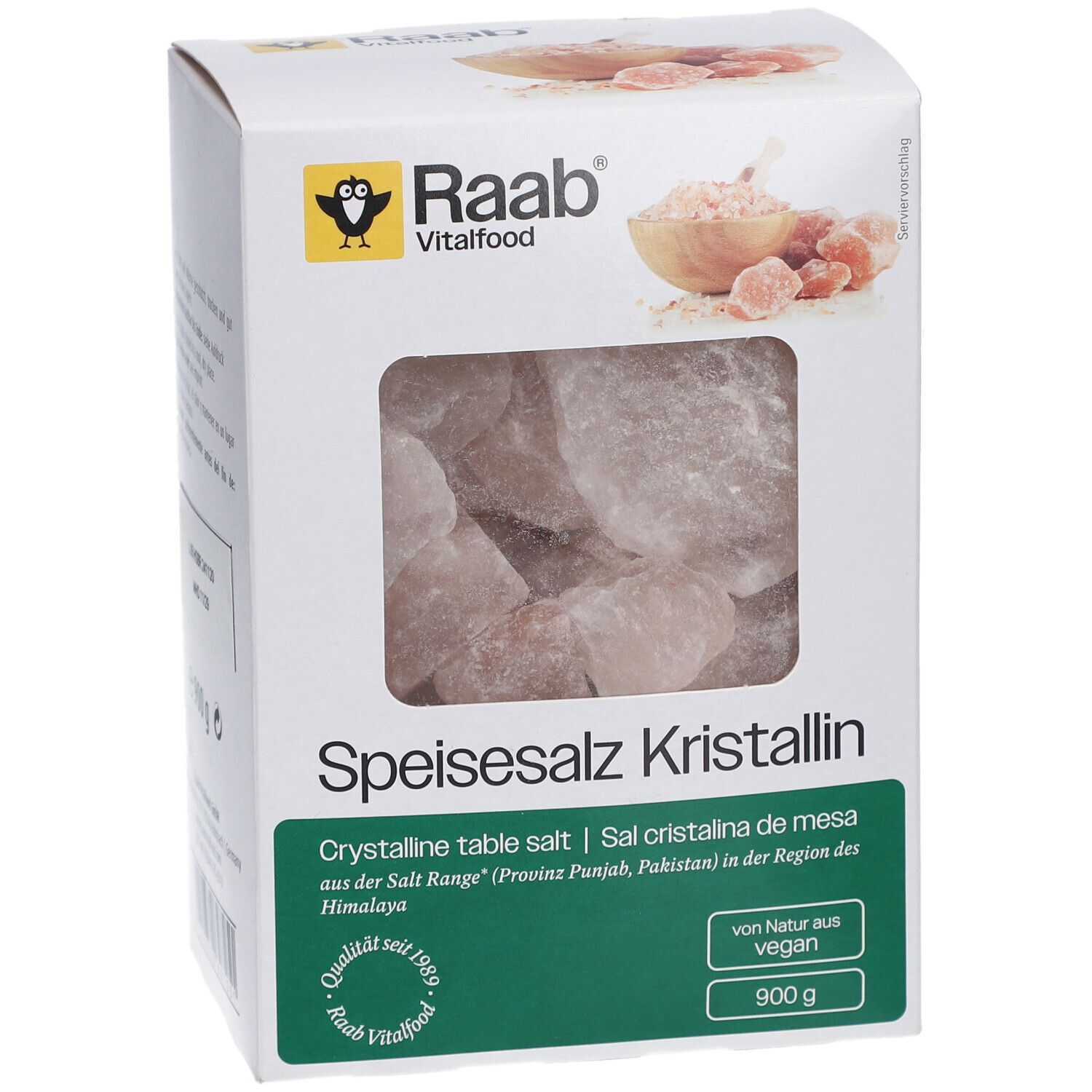 Raab® Vitalfood Crisallinisches Tafelsalz - Große Stücke