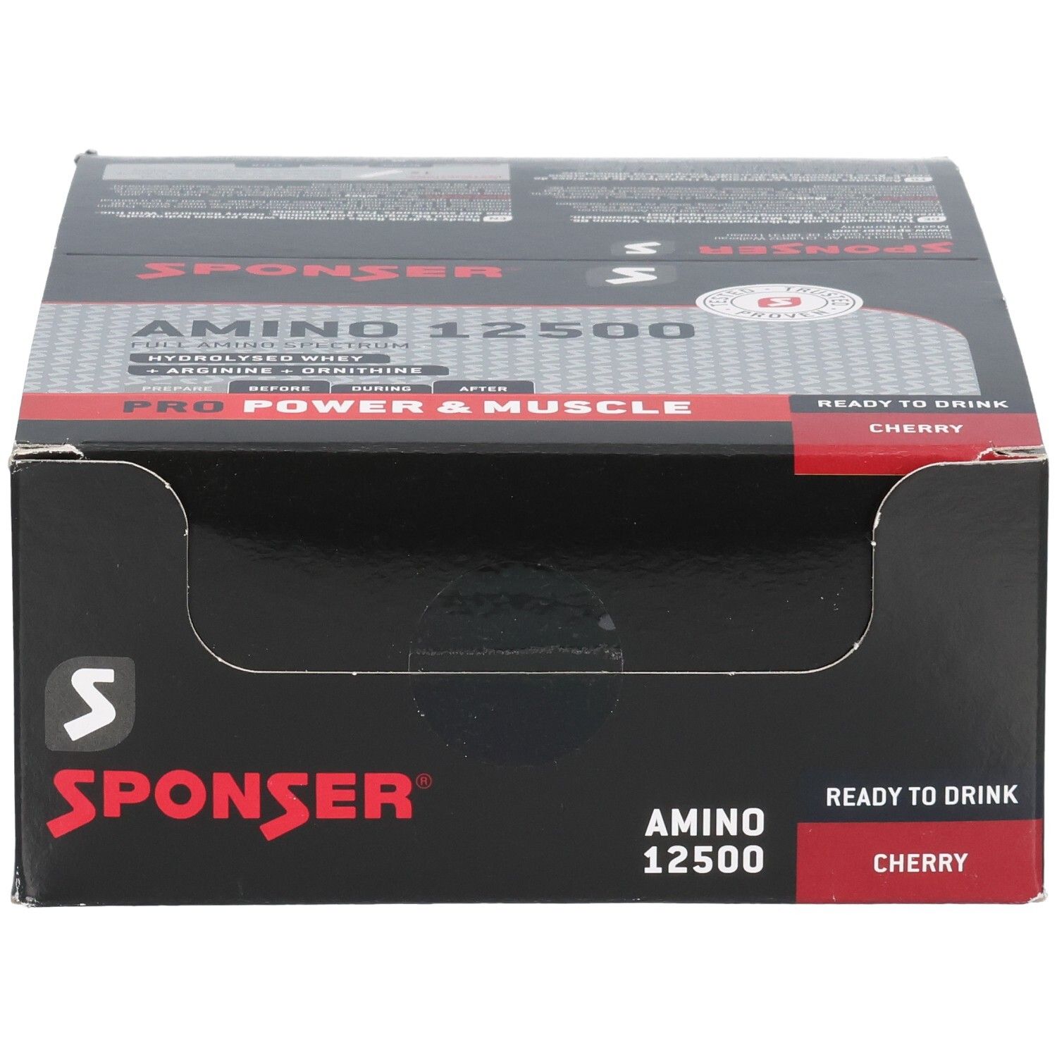 SPONSER Amino 12500, Kirsche, Ready to Drink, Pro Power & Muscle.