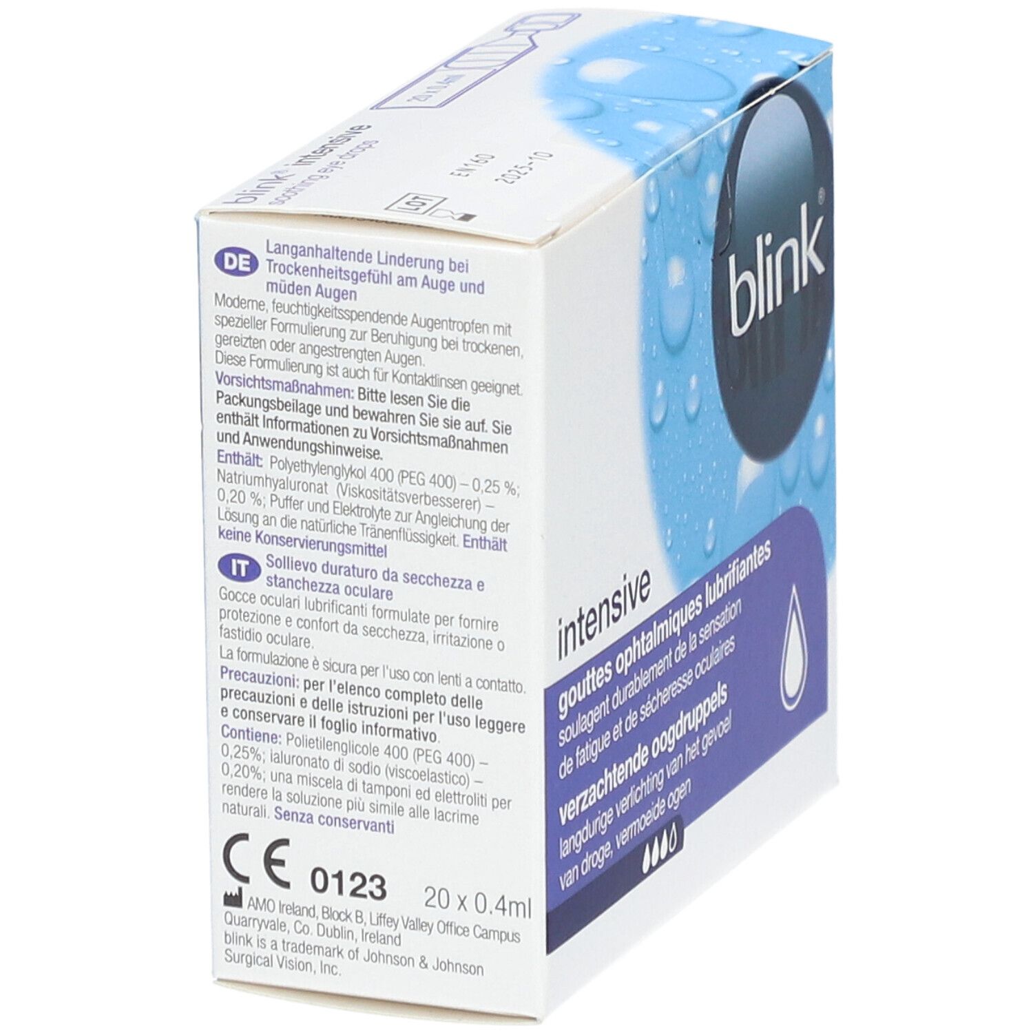 BLINK® Intensive - Gleitende Augentropfen