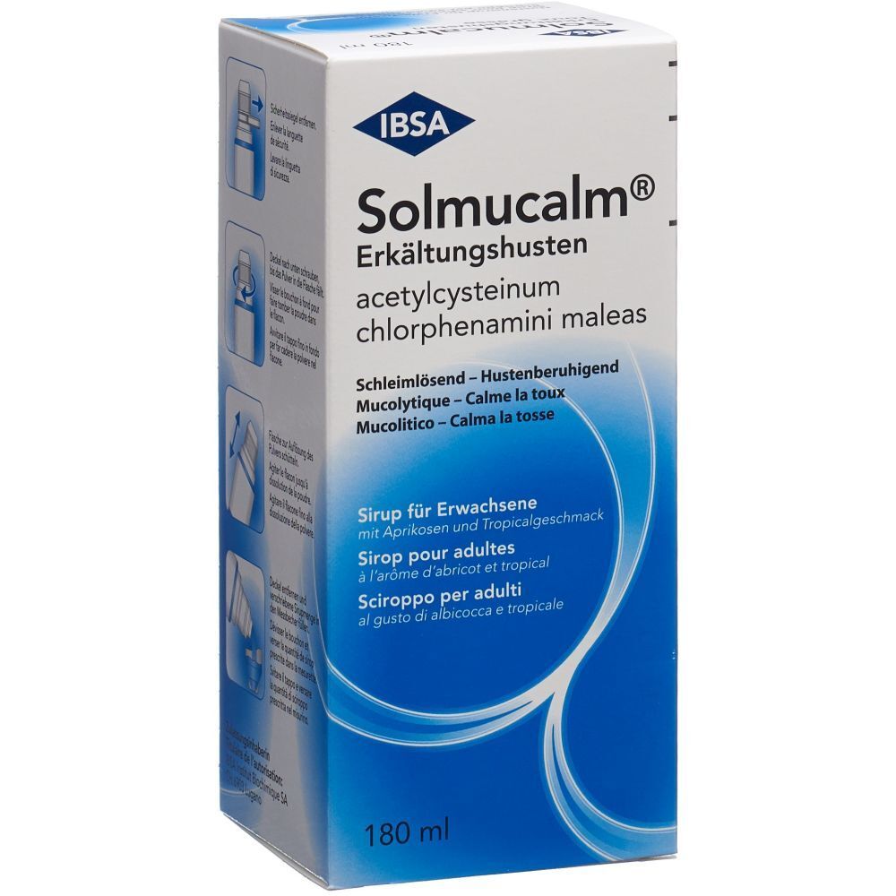 SOLMUCALM Erkältungshusten Sirup Erw Fl 180 ml