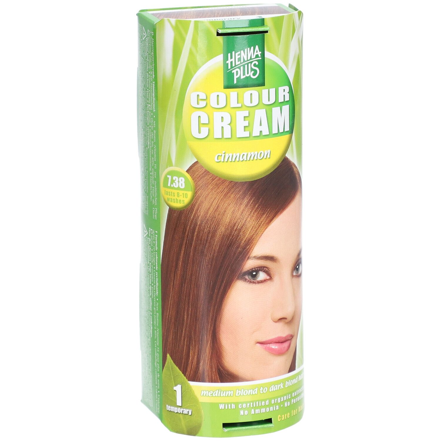 HENNA PLUS Colour Cream 7.38 zimt