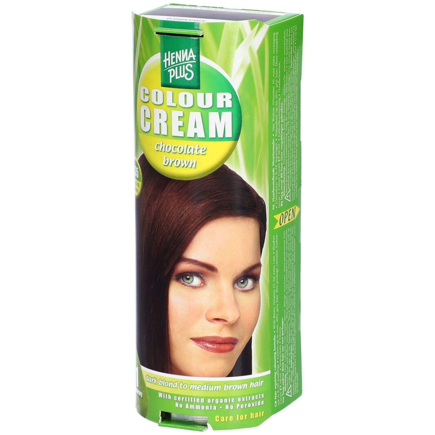 HENNA PLUS Colour Cream 5.35 Schokolade braun 60