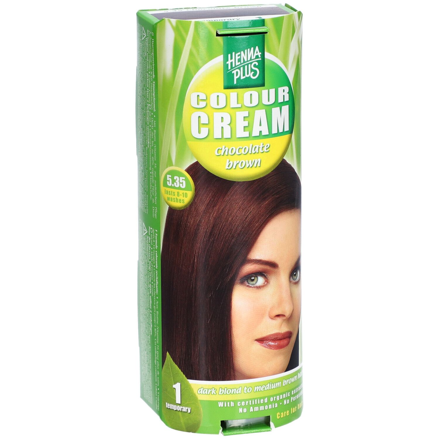 HENNA PLUS Colour Cream 5.35 Schokolade braun 60