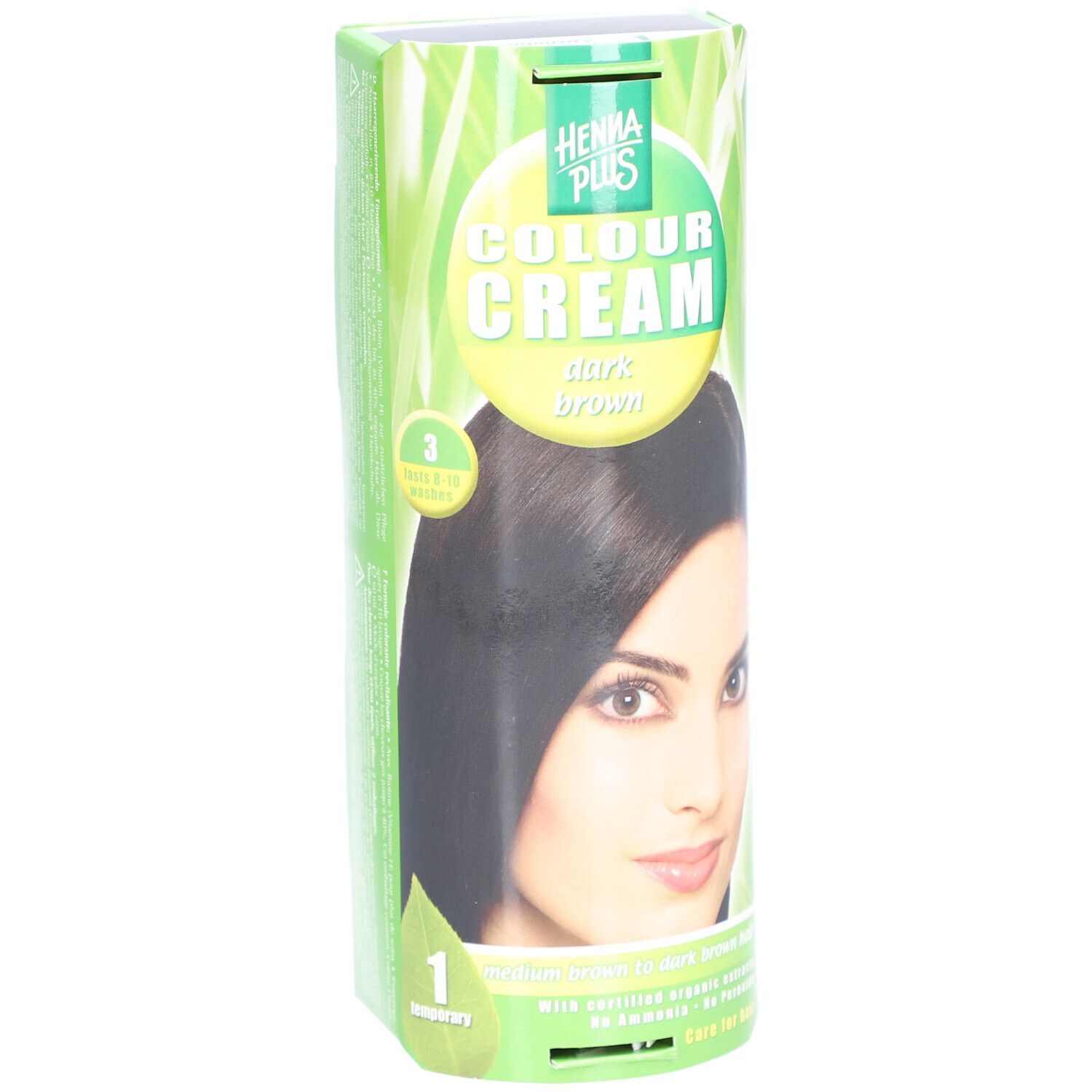 HENNA PLUS Colour Cream 3 dunkelbraun 60 ml
