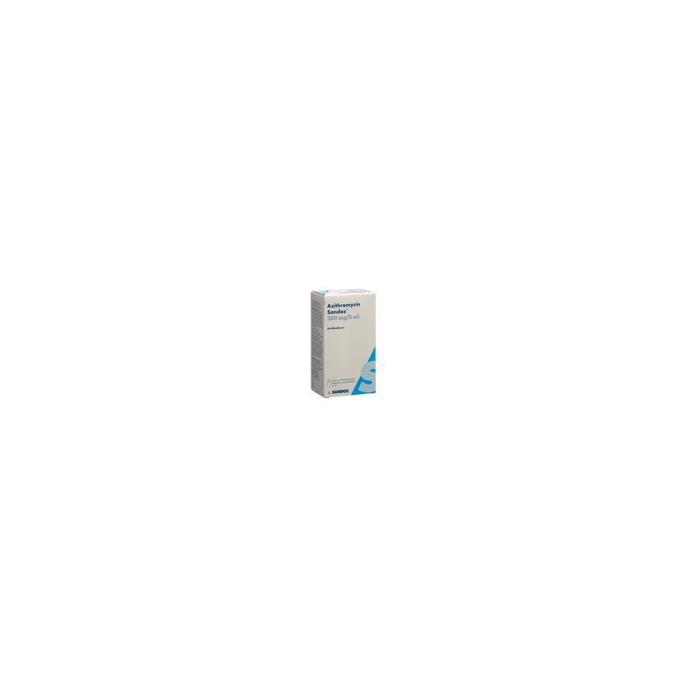 AZITHROMYCIN Sandoz 200 mg/5ml f Susp Fl 15 ml