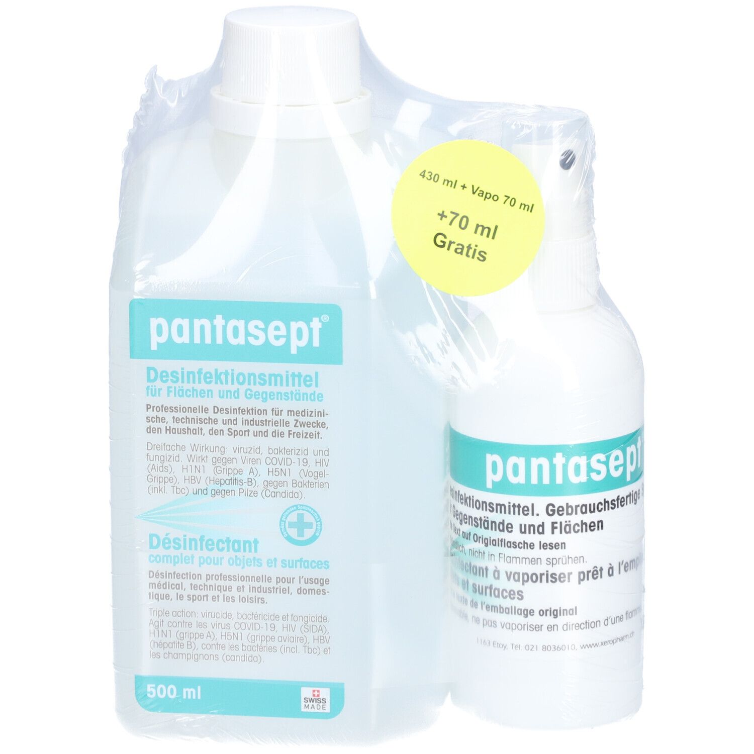 PANTASEPT Desinfektion Lösung Set