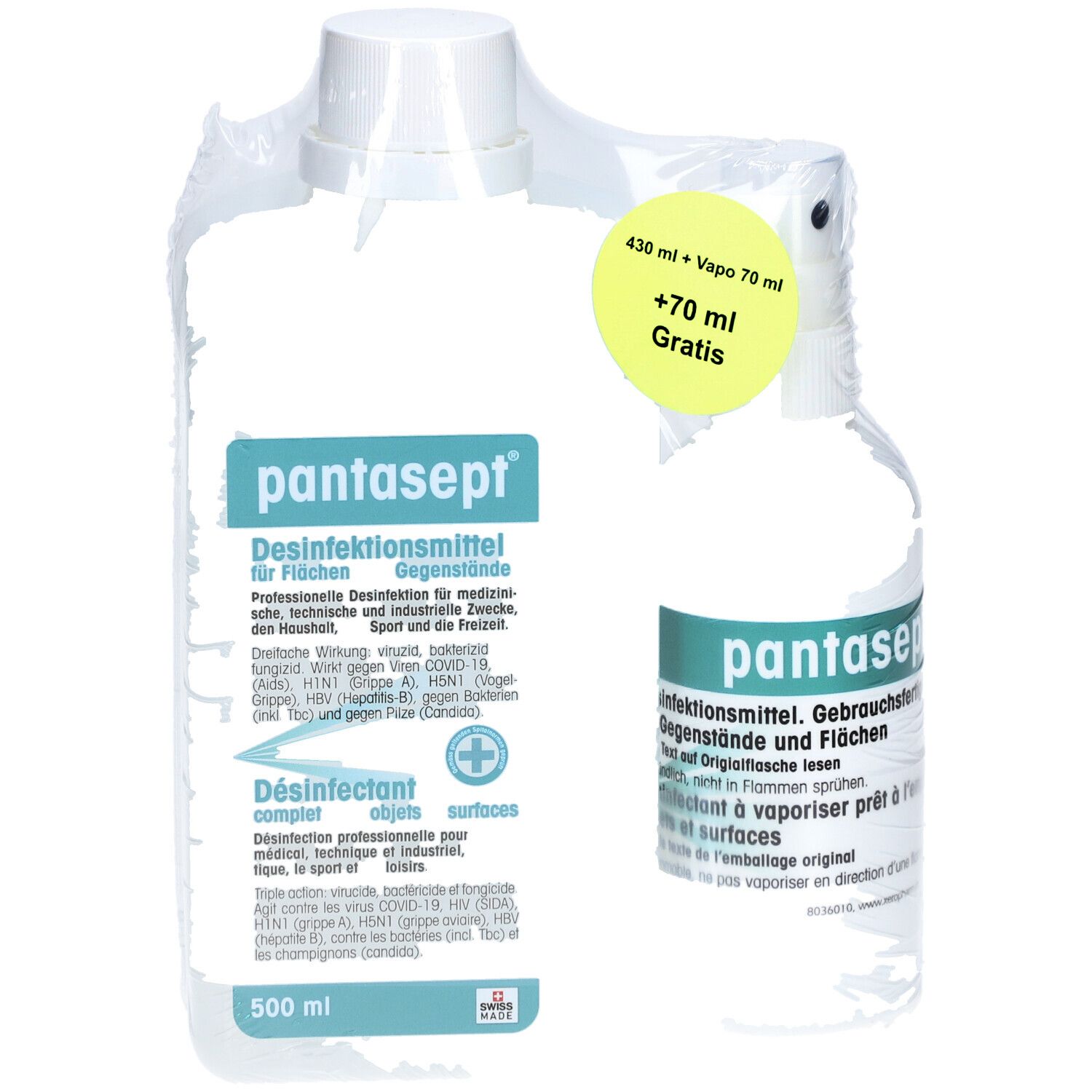 PANTASEPT Desinfektion Lösung Set