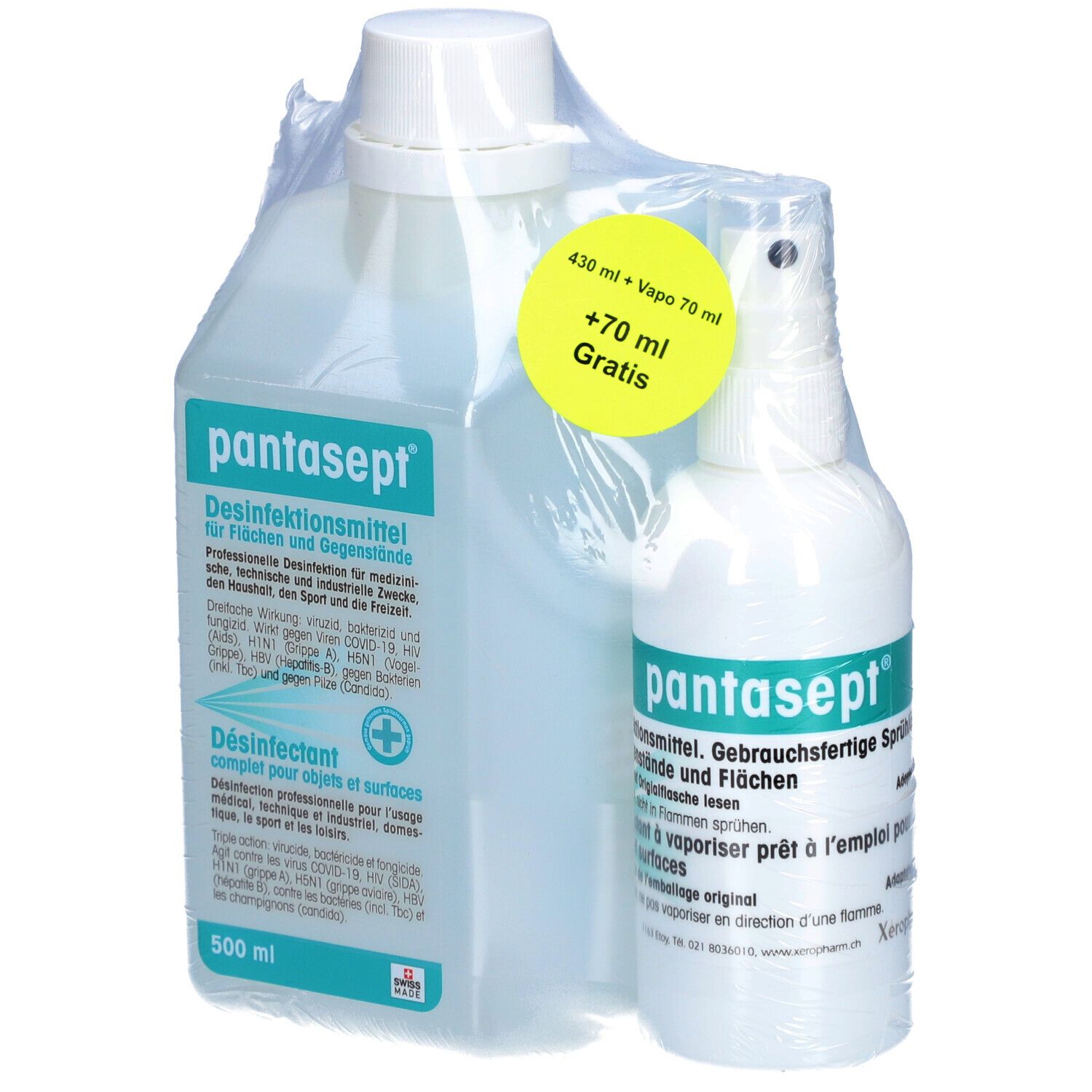 PANTASEPT Desinfektion Lösung Set